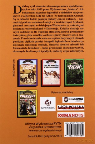 Przygody w Legii Cudzoziemskiej część 2 (twarda) [KSIĄŻKA]