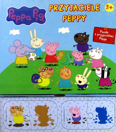 Przyjaciele Peppy. Świnka Peppa (twarda) [KSIĄŻKA]+[PUZZLE]