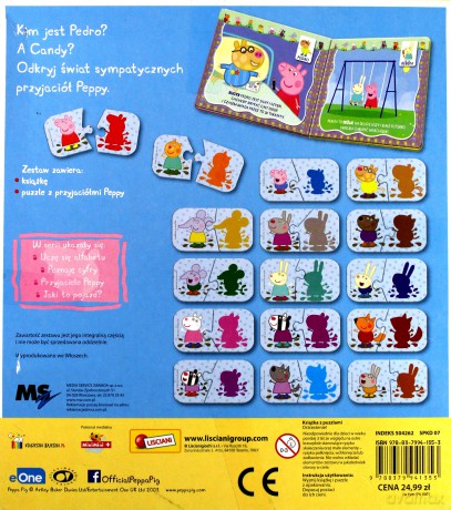 Przyjaciele Peppy. Świnka Peppa (twarda) [KSIĄŻKA]+[PUZZLE]