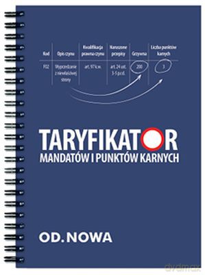 Taryfikator mandatów i punktów karnych [KSIĄŻKA]
