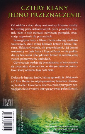 Ucieczka w dzicz. Wojownicy (Tom 1) - Erin Hunter [KSIĄŻKA]