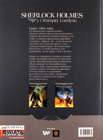 Umarli i żywi. Sherlock Holmes i wampiry londynu (Tom 2) - Sylvain Cordurie [KOMIKS]
