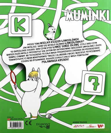 Wielka księga łamigłówek. Muminki [KSIĄŻKA]