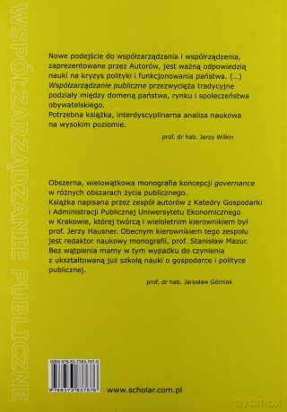 Współzarządzanie publiczne - Stanisław Mazur [KSIĄŻKA]
