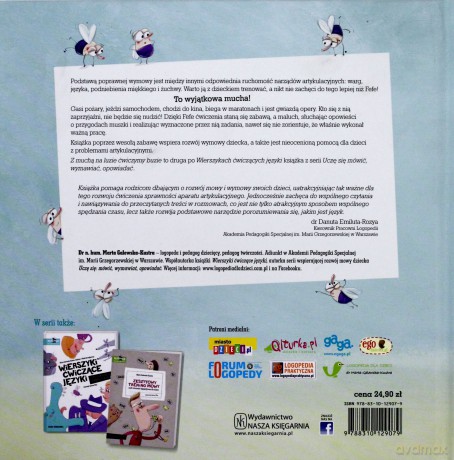 Z muchą na luzie ćwiczymy buzie, czyli zabawy logopedyczne dla dzieci - Marta Galewska-Kustra (twarda) [KSIĄŻKA]