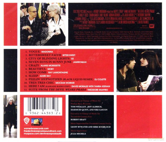 The Devil Wears Prada soundtrack (Diabeł ubiera się u Prady) [CD]