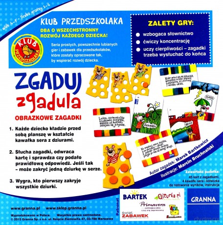 Zgaduj zgadula. Klub przedszkolaka [GRA]