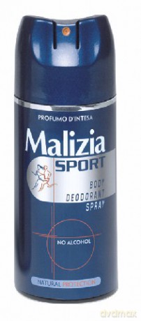Malizia Sport No Alcohol - Dezodorant (spray) 150 ml
