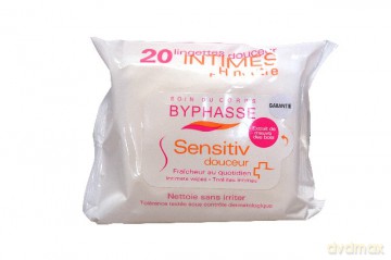 Byphasse: Chusteczki do higieny intymnej (20 sztuk)