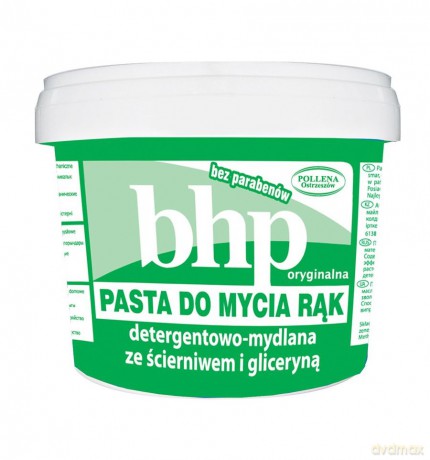 BHP - Pasta do mycia rąk detergentowa-mydlana ze ścierniwem i gliceryną 500 ml