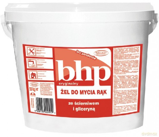 BHP - Żel do mycia rąk ze ścierniwem i gliceryną 18 kg