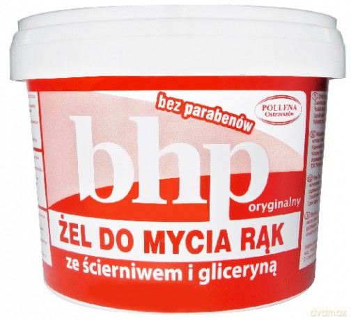 BHP - Żel do mycia rąk ze ścierniwem i gliceryną 500g