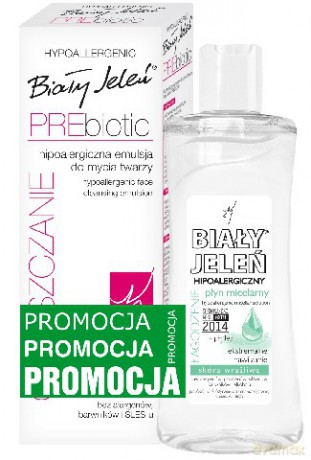 Biały Jeleń Duo: Płyn micelarny 175 ml + Emulsja do mycia twarzy 200 ml