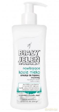 Biały Jeleń: Emulsja do higieny intymnej hipoalergiczna - Kozie Mleko 265 ml