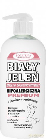 Biały Jeleń: Emulsja do higieny intymnej hipoalergiczna premium - Jaśmin