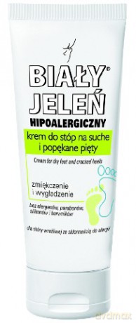 Biały Jeleń Hipoalergiczny: Krem do suchych i popękanych pięt 75 ml