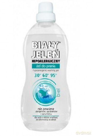 Biały Jeleń Hipoalergiczny: żel do prania - biel 1.5 Litra