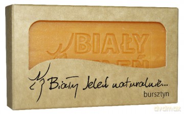 Biały Jeleń: Mydło hipoalergiczne naturalne - Bursztyn 100 g