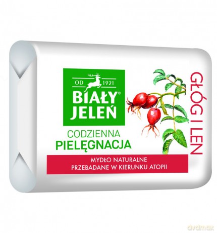 Biały Jeleń: Mydło hipoalergiczne premium z głogiem