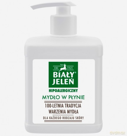 Biały Jeleń: Mydło hipoalergiczne w płynie z pompką 500 ml
