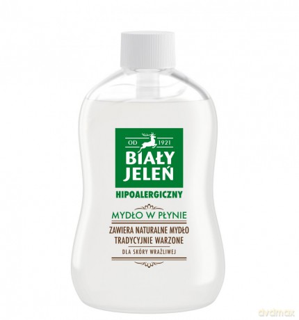 Biały Jeleń: Mydło hipoalergiczne w płynie (zapas) 500 ml
