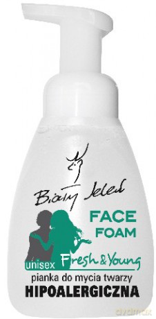 Biały Jeleń Pianka hipoalergiczna do mycia twarzy Fresh Young unisex