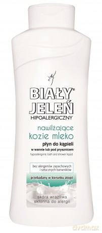Biały Jeleń: Płyn do kąpieli hipoalergiczny z kozim mlekiem