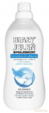 Biały Jeleń: Płyn do płukania tkanin hipoalergiczny koncentrat 1000 ml