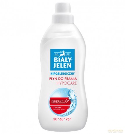 Biały Jeleń: Płyn do prania - Hypocare (hipoalergiczny) 1 Litr