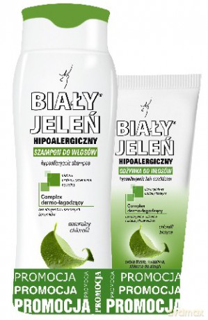 Biały Jeleń: Szampon Duo z chlorofilem 300 ml + odżywka 200 ml