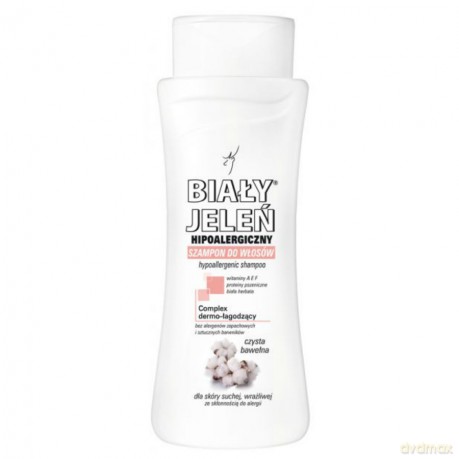 Biały Jeleń: Szampon hipoalergiczny z bawełną 300 ml