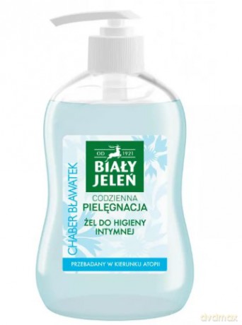 Biały Jeleń: Żel do higieny intymnej hipoalergiczny - Chaber bławatek