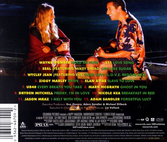 50 First Dates soundtrack (50 Pierwszych Randek) [CD]