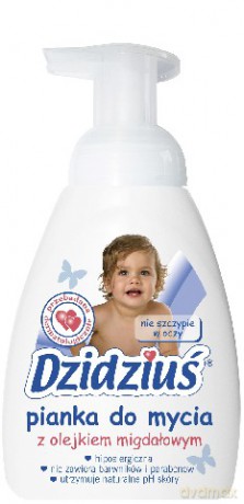 Dzidziuś: Pianka do mycia z olejkiem migdałowym 275 ml