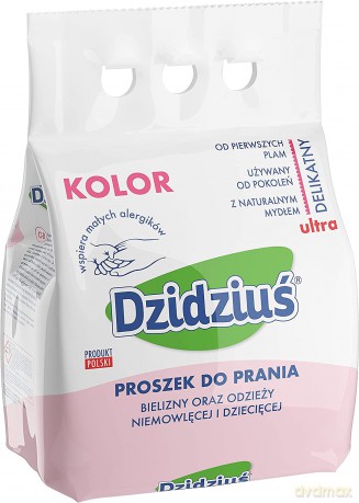 Dzidziuś: Proszek do prania bielizny, odzieży niemowlęcej - Kolor 3 kg