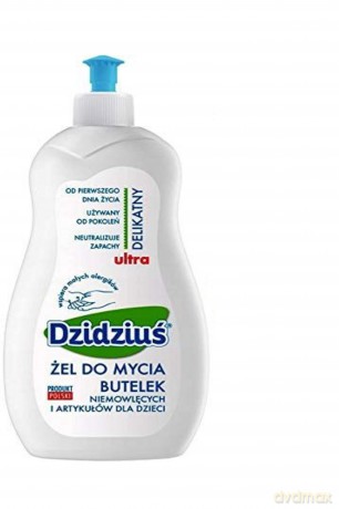 Dzidziuś: Żel do mycia butelek niemowlęcych (hipoalergiczny) 500 ml