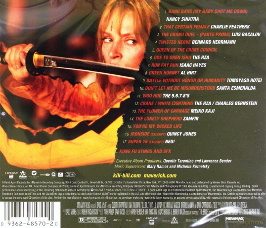 Kill Bill vol.1 soundtrack [CD]