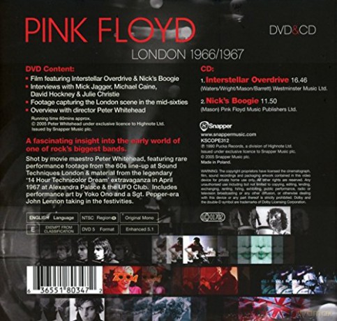Pink Floyd: London 1966 1967 [DVD]+[CD]