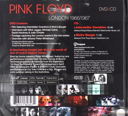 Pink Floyd: London 1966 1967 [DVD]+[CD]