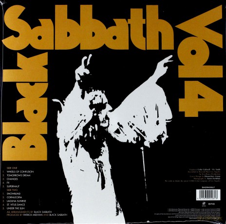 Black Sabbath: Vol 4 [Winyl]