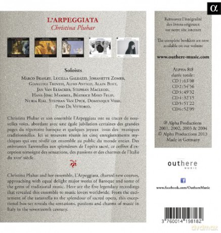 Christina Pluhar: L`Arpeggiata: The Complete Alpha [6CD]
