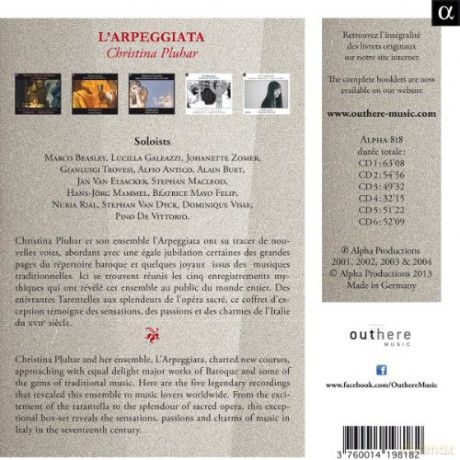 Christina Pluhar: L`Arpeggiata: The Complete Alpha [6CD]