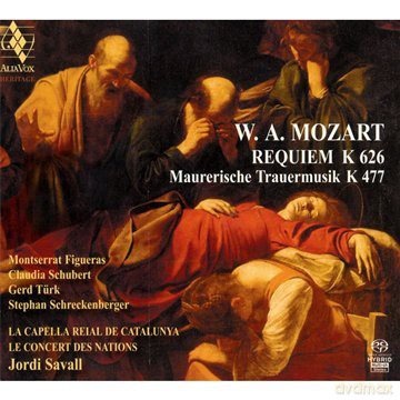 Jordi Savall: W.A. Mozart Requiem K 626 [CD]
