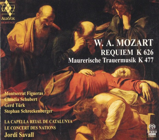 Jordi Savall: W.A. Mozart Requiem K 626 [CD]