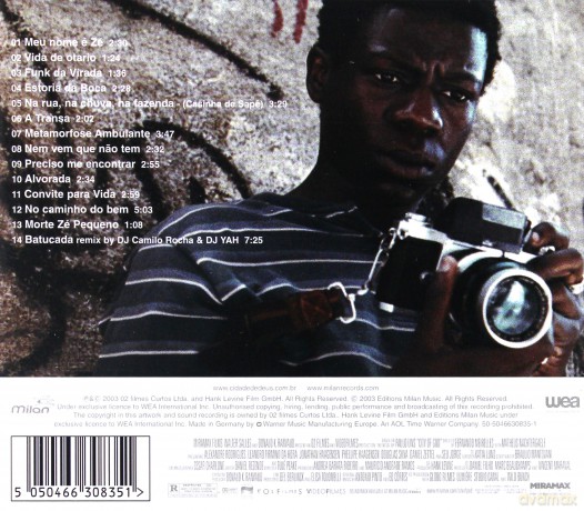 City Of God soundtrack (Miasto Boga) [CD]