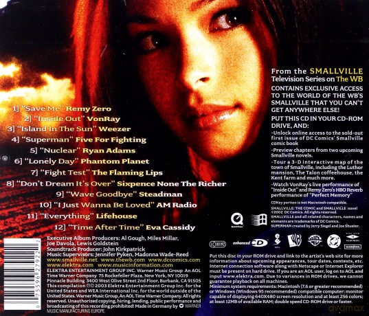 Smallville soundtrack (Tajemnice Smallville) [CD]