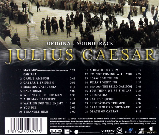 Julius Caesar soundtrack (Juliusz Cezar) [CD]
