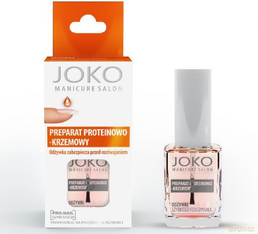Joko Manicure Salon: Preparat proteinowo-krzemowy przeciw rozdwajaniu paznokci 10 ml
