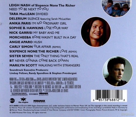 Bounce soundtrack (Gra o miłość) [CD]