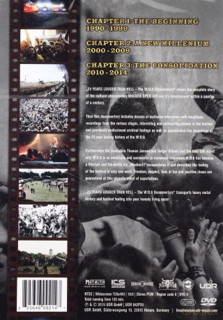 25 Years Louder Than Hell: The W:O:A Documentary [CD]